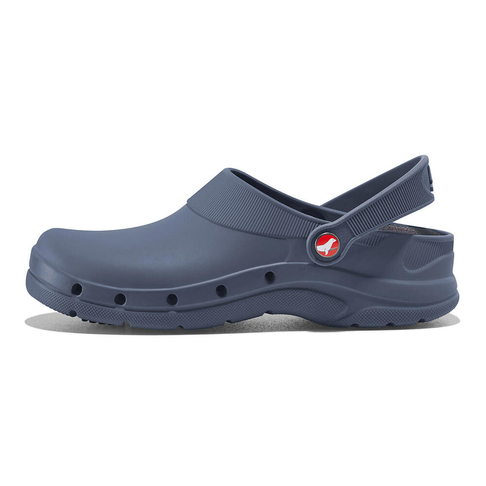 Classic Navy Slip-On Clog with Adjustable Heel Strap